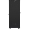 Lanberg | Rack cabinet 19" free-standing 42U/600x1000 (flat pack) with glass door lCD V2 | FF01-6042-12BL | Black