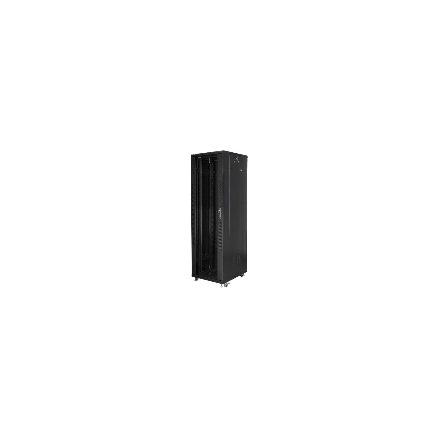 Lanberg | Rack cabinet 19" free-standing 42U/600x800 (flat pack) | FF01-6842-12B | Black