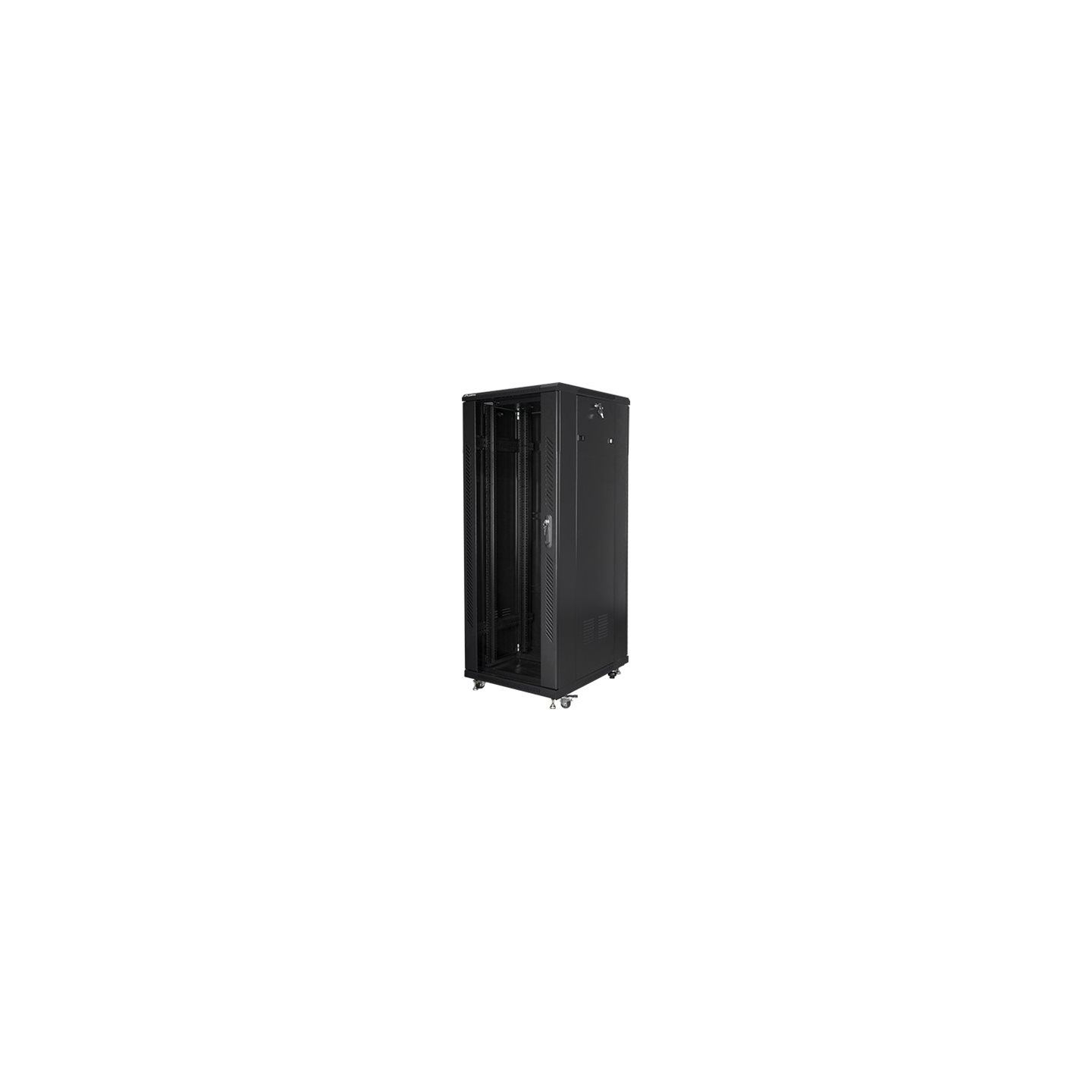 Lanberg | Rack cabinet 19" free-standing 42U/600x800 (flat pack) | FF01-6842-12B | Black