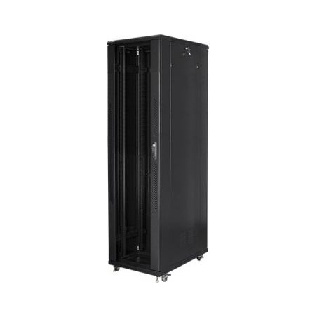 Lanberg | Rack cabinet 19" free-standing 47U/800x1000 (flat pack) | FF01-8047-12B | Black