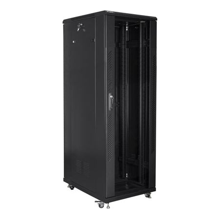 Lanberg | Rack cabinet 19" free-standing 47U/800x800 (flat pack) | FF01-8847-12B | Black