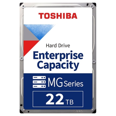 Toshiba HDD Server TOSHIBA MG10 22TB MAMR 512e, 3.5'', 512MB, 7200RPM, SATA, SKU: HDEB00NGEA51F