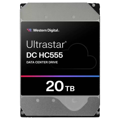 WD HDD Server WD/HGST ULTRASTAR DC HC555 (3.5’’, 20TB, 512MB, 7200RPM, SATA 6Gb/s, 512E SE NP3) SKU: 0B48724