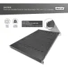 Digitus Shelf with Variable Rails for Fixed Mounting in 483 mm (19") Cabinets | DN-97649