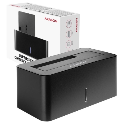 Axagon ADSA-SN USB3.0 - 1x SATA 6G HDD Dock Station, Black