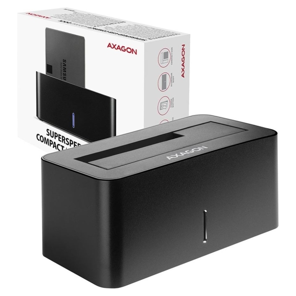 Axagon ADSA-SN USB3.0 - 1x SATA 6G HDD Dock Station, Black