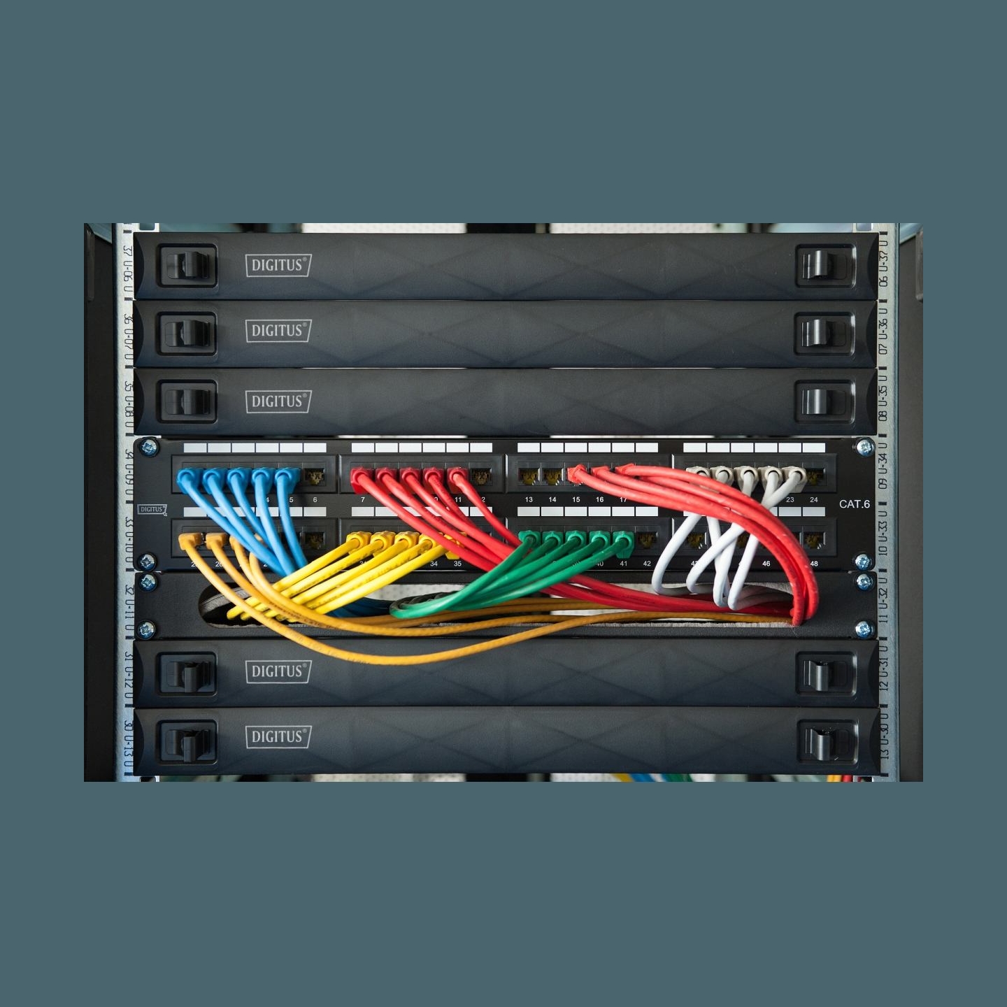 Digitus 1U Blank Panel, snap-in, for network- and server cabinets | DN-97651