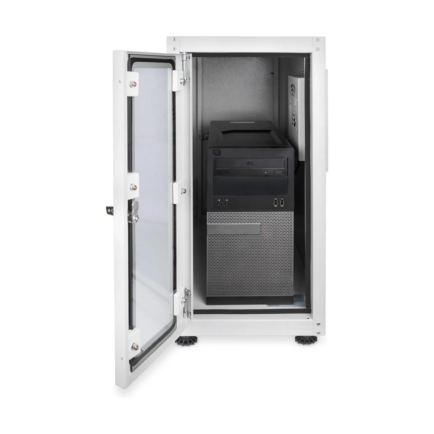 Digitus Computer housing with in-built filter fan and levelling feet | DN-CC 9002 | IP54 | Light grey