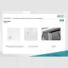 Digitus Computer housing with in-built filter fan and levelling feet | DN-CC 9002 | IP54 | Light grey