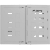 Lanberg Folding Bracket Wall-mount 19" 8U 497x400/240 | FB01-5408-10S | Gray