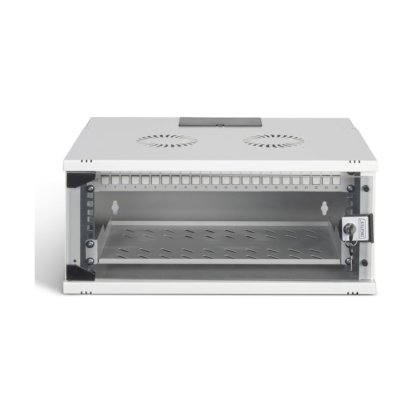Digitus SOHO Pro network set, 483 mm (19"), 4U, 540 x 400 mm | DN-49200-SET | Light Grey