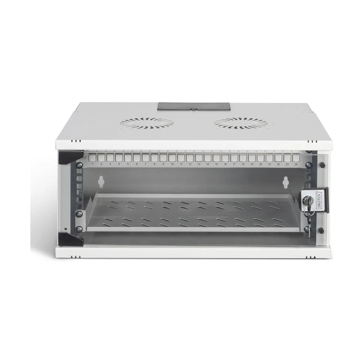Digitus SOHO Pro network set, 483 mm (19"), 4U, 540 x 400 mm | DN-49200-SET | Light Grey