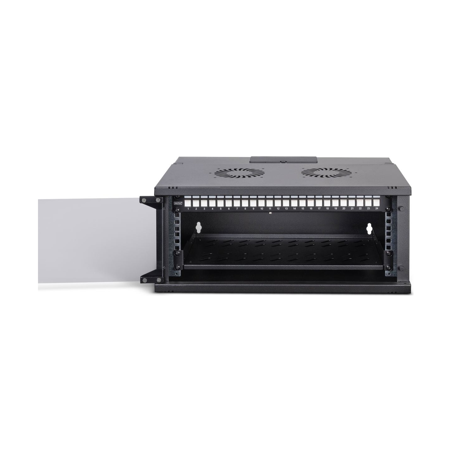 Digitus SOHO Pro network set, 483 mm (19") 4U, 540 x 400 mm | DN-49201-SET | Black