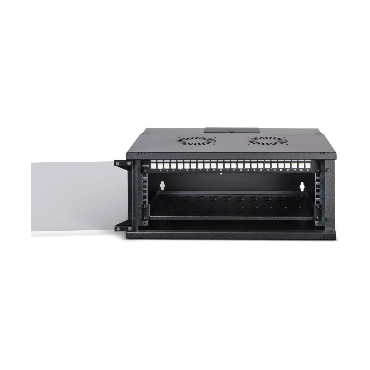 Digitus SOHO Pro network set, 483 mm (19") 4U, 540 x 400 mm | DN-49201-SET | Black