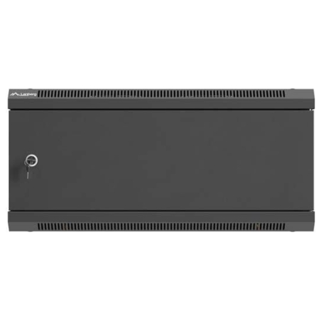 Lanberg Wall mounted installation cabinet 19" 4U 600X600 | WF01-6604-00B | Black