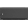 Lanberg Wall mounted installation cabinet 19" 4U 600X600 | WF01-6604-00B | Black