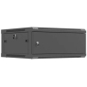 Lanberg Wall mounted installation cabinet 19" 4U 600X600 | WF01-6604-00B | Black