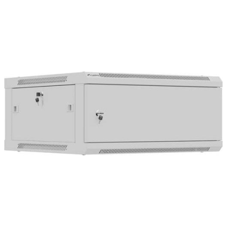 Lanberg Wall mounted installation cabinet 19" 4U 600X600 | WF01-6604-00S | Grey