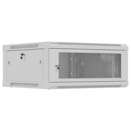 Lanberg Wall mounted installation cabinet 19" 4U 600X600 | WF01-6604-23S | Grey