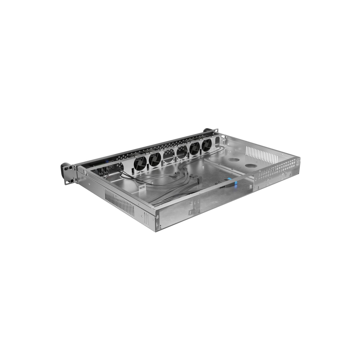 Lanberg Rackmount server chassis ITX 300/10 19"/1U | SC01-3001-10B | Black