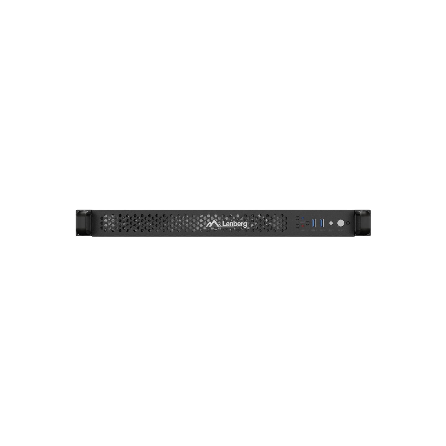 Lanberg Rackmount server chassis ITX 300/10 19"/1U | SC01-3001-10B | Black