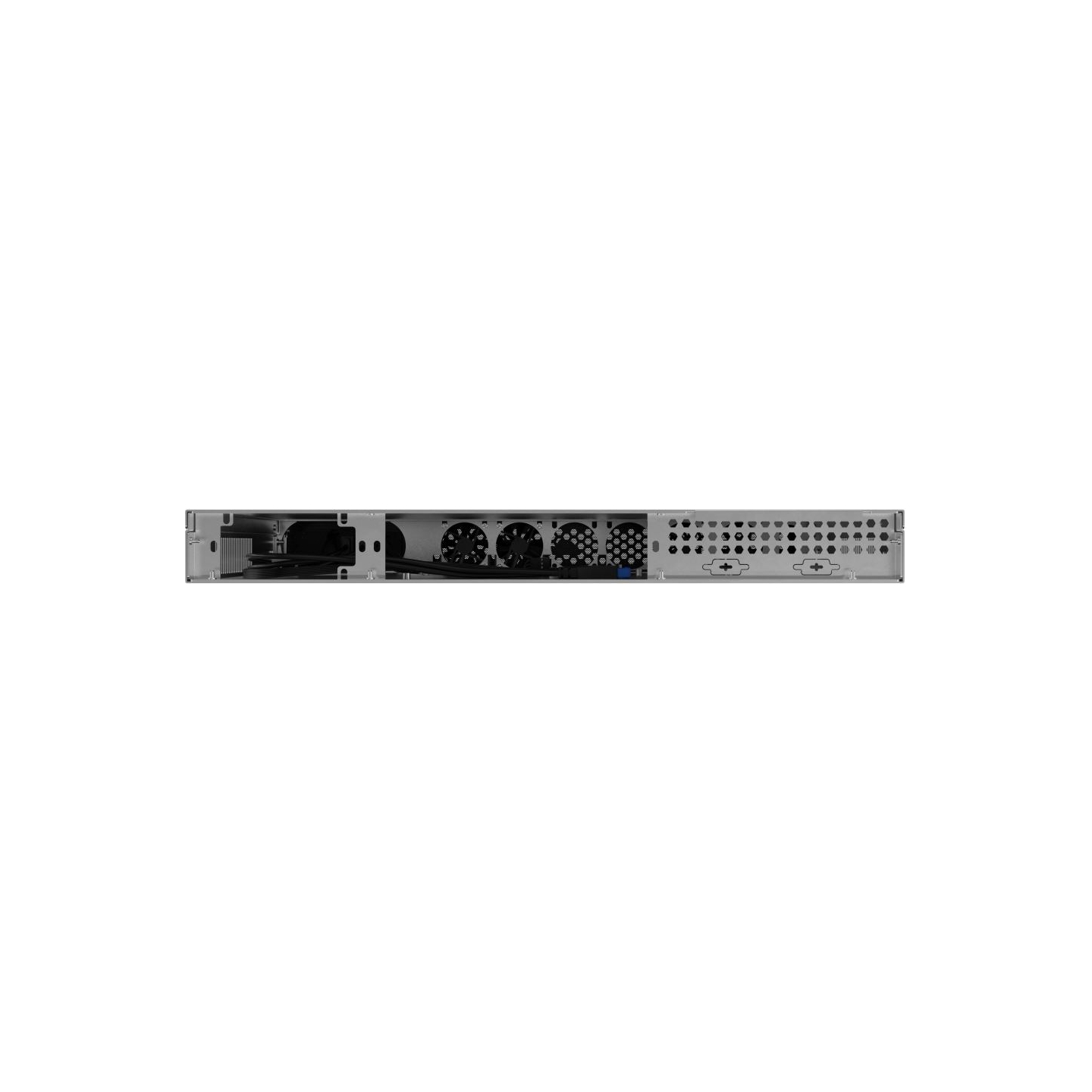 Lanberg Rackmount server chassis ITX 300/10 19"/1U | SC01-3001-10B | Black