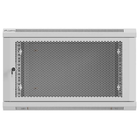 Lanberg Wall mounted installation cabinet 19" 9U 600X600 | WF01-6606-23S | Grey