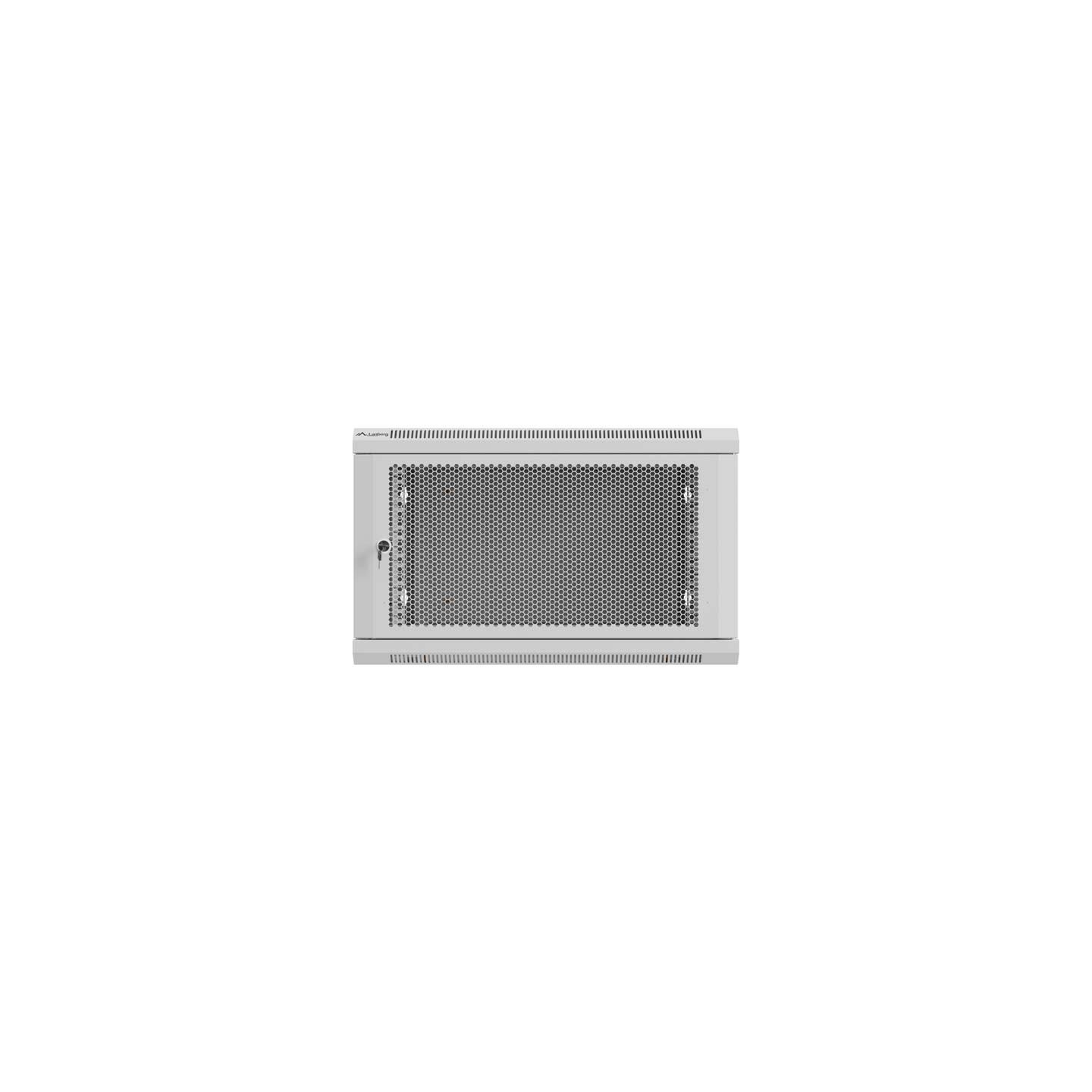 Lanberg Wall mounted installation cabinet 19" 9U 600X600 | WF01-6606-23S | Grey