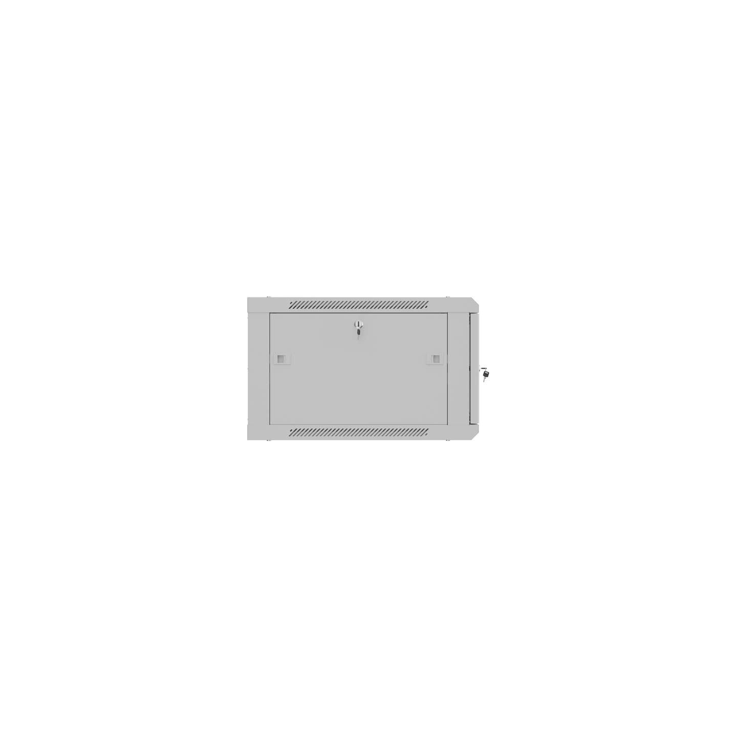 Lanberg Wall mounted installation cabinet 19" 9U 600X600 | WF01-6606-23S | Grey