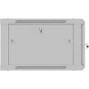Lanberg Wall mounted installation cabinet 19" 9U 600X600 | WF01-6606-23S | Grey