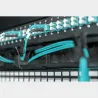 Digitus Cable Management Panel with Brush Entries for 483 mm (19") Cabinets, 1U | DN-97663