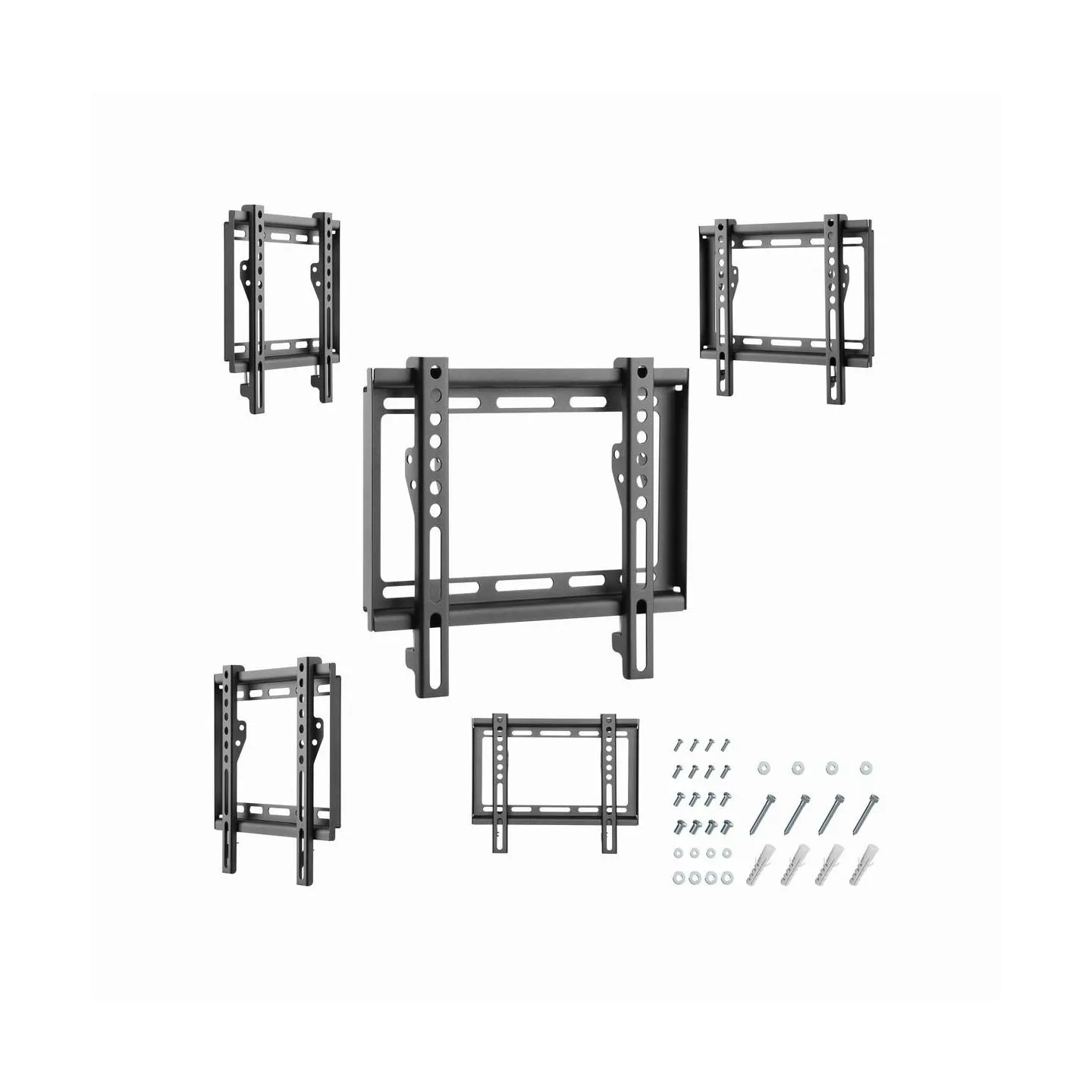 Gembird | Wall mount | WM-42F-04 | Fixed | 23-42 " | Black
