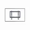 Gembird | Wall mount | WM-42F-04 | Fixed | 23-42 " | Black