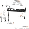Vogels | Wall mount | MA4010-A1 | Tilt | 40-65 " | Maximum weight (capacity) 60 kg | Black