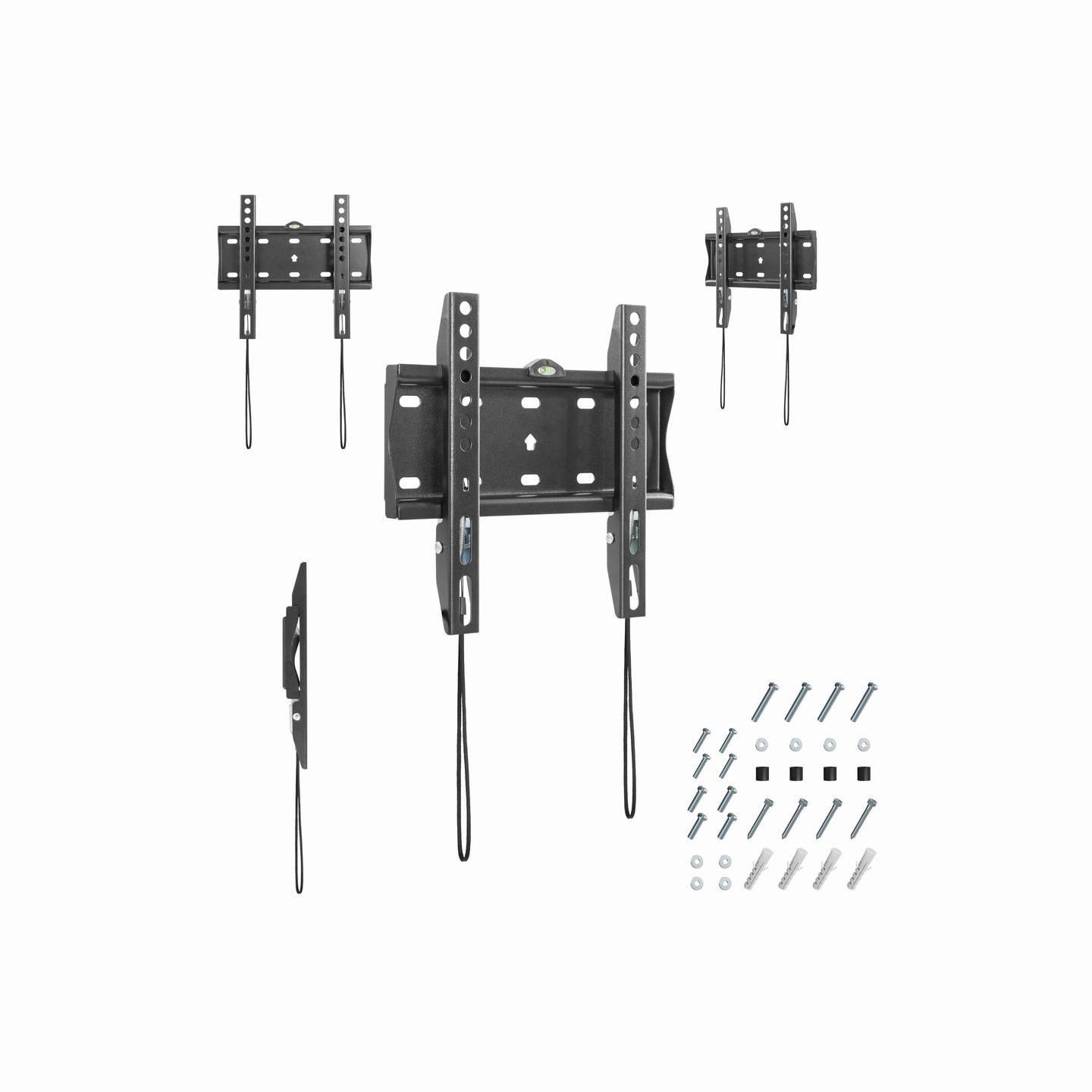 Gembird | Wall mount | WM-42F-01 | Fixed | 23-42 " | Black
