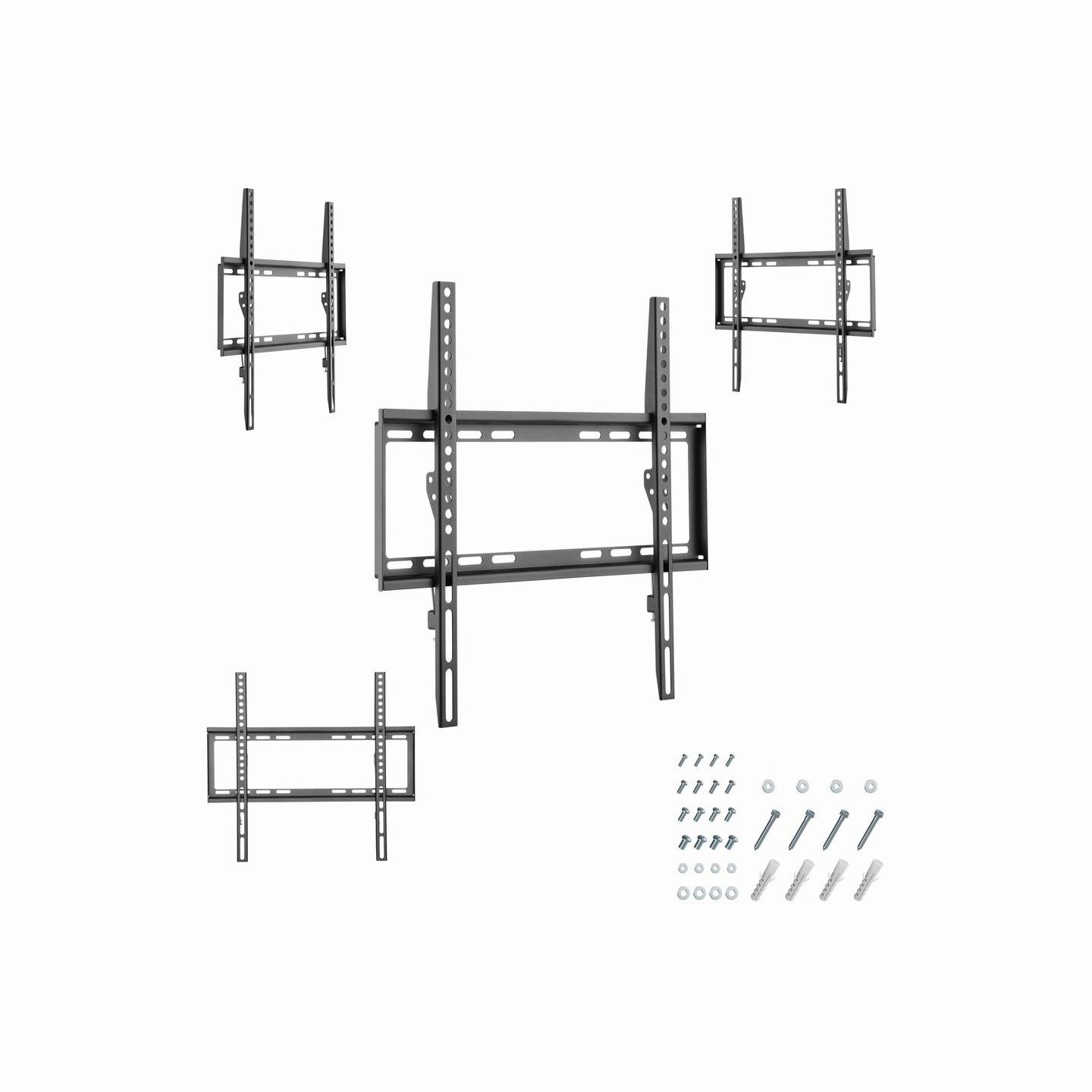 Gembird | Wall mount | WM-55F-04 | Fixed | 32-55 " | Black