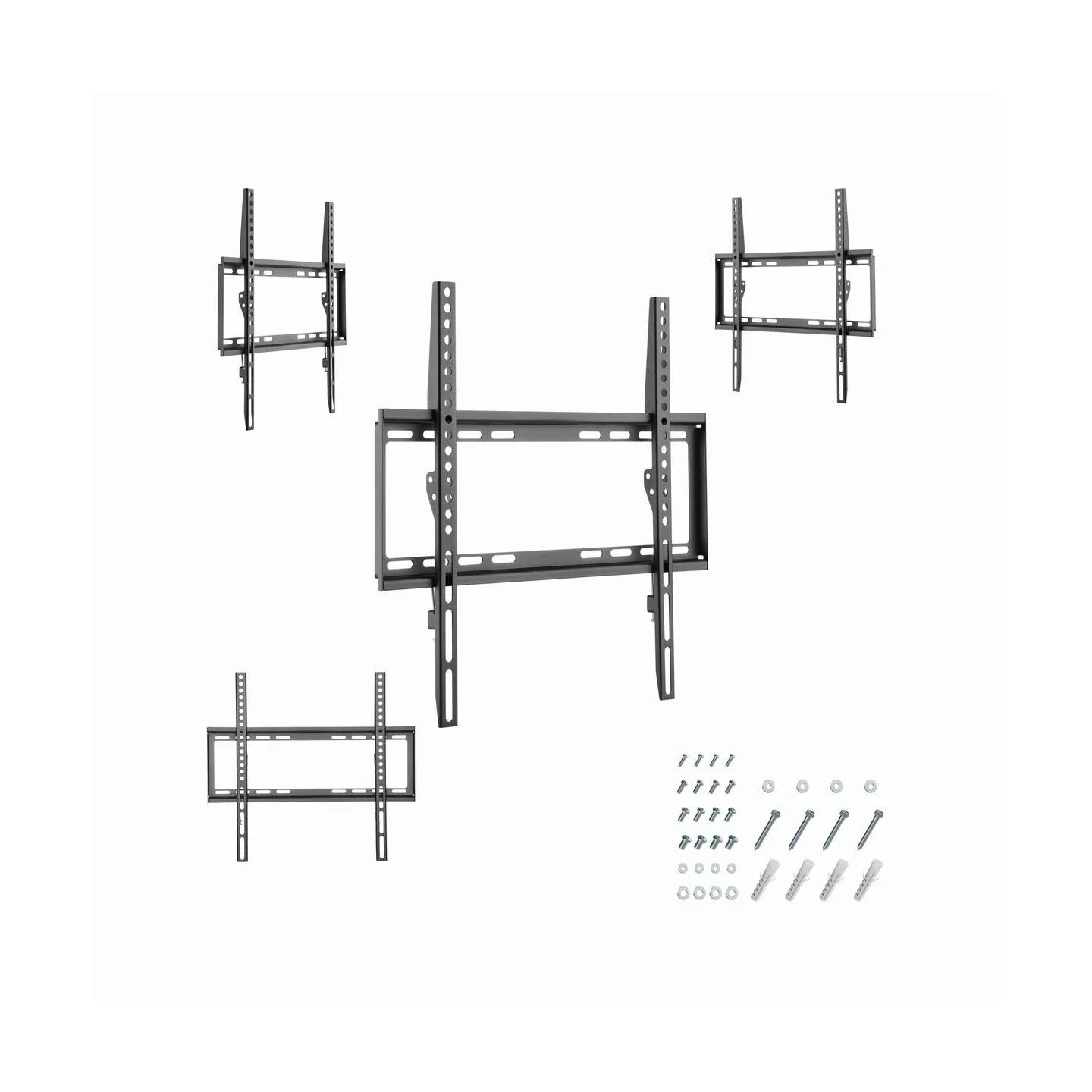 Gembird | Wall mount | WM-55F-04 | Fixed | 32-55 " | Black