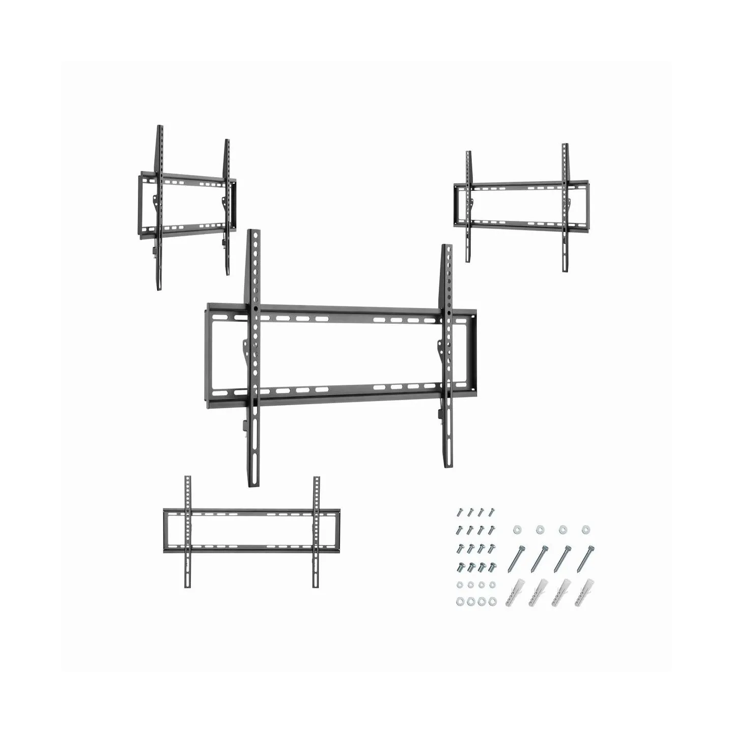 Gembird | Wall mount | WM-70F-03 | Fixed | 37-70 " | Black