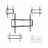Gembird | Wall mount | WM-70F-03 | Fixed | 37-70 " | Black
