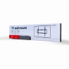 Gembird | Wall mount | WM-70F-03 | Fixed | 37-70 " | Black