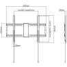 Gembird | Wall mount | WM-80F-01 | Fixed | 37-80 " | Maximum weight (capacity) 70 kg | Black