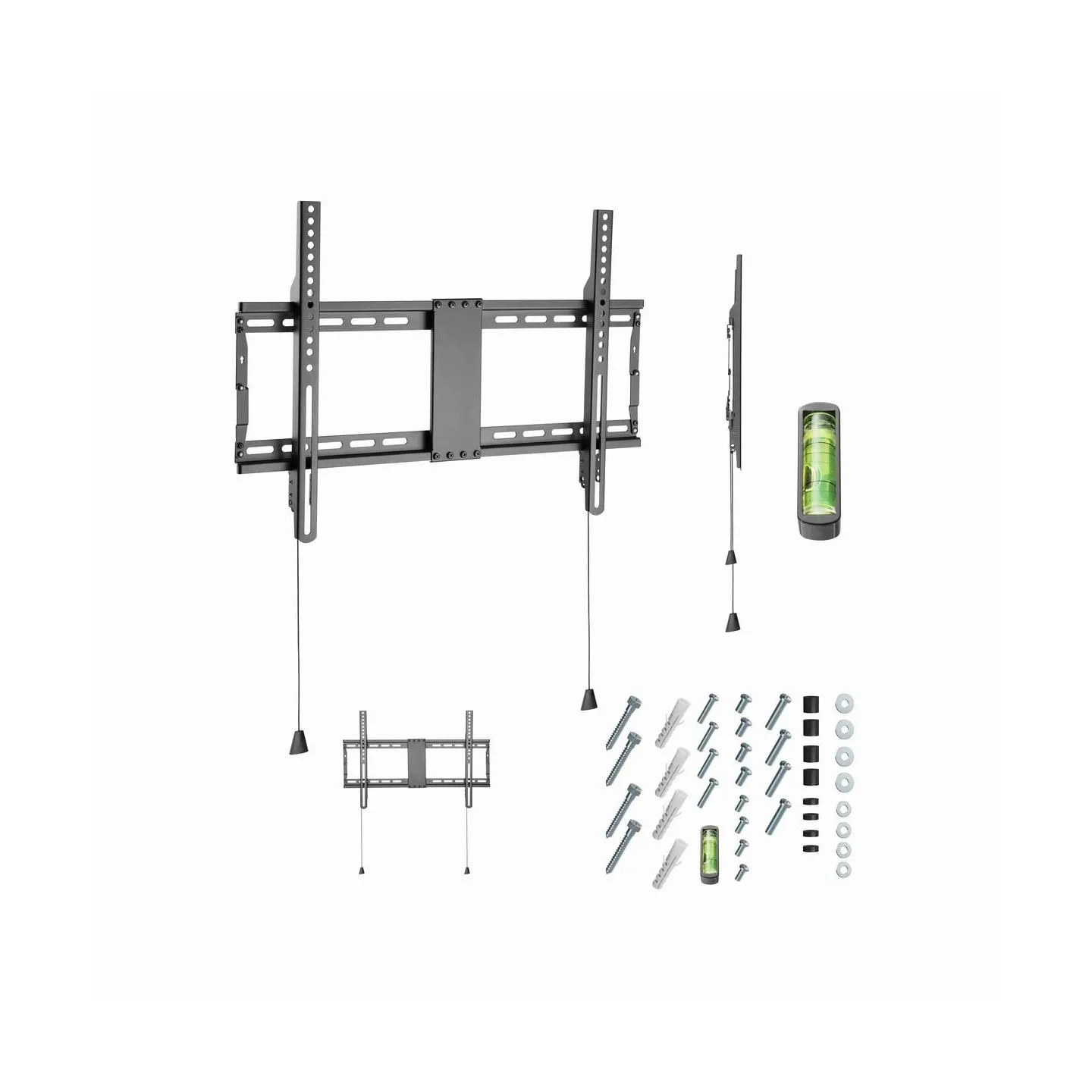 Gembird | Wall mount | WM-80F-01 | Fixed | 37-80 " | Maximum weight (capacity) 70 kg | Black