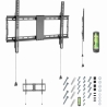 Gembird | Wall mount | WM-80F-01 | Fixed | 37-80 " | Maximum weight (capacity) 70 kg | Black