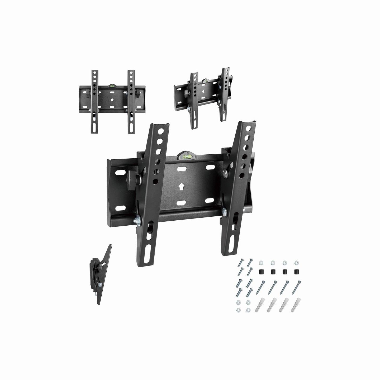 Gembird | Wall mount | WM-42T-02 | Tilt | 23-42 " | Black