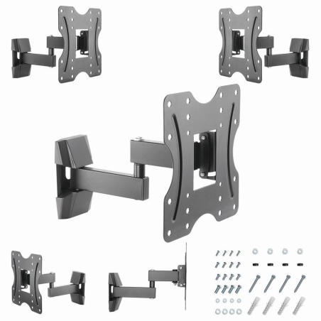 Gembird | Wall mount | WM-42ST-01 | Tilt, Swivel | 23-42 " | Black