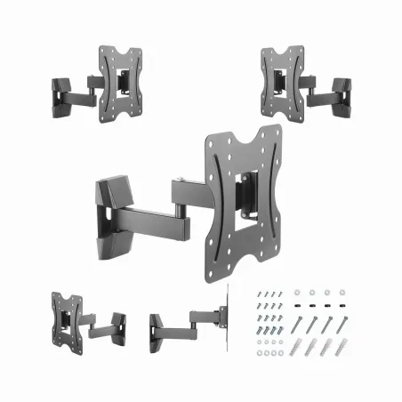 Gembird | Wall mount | WM-42ST-01 | Tilt, Swivel | 23-42 " | Black