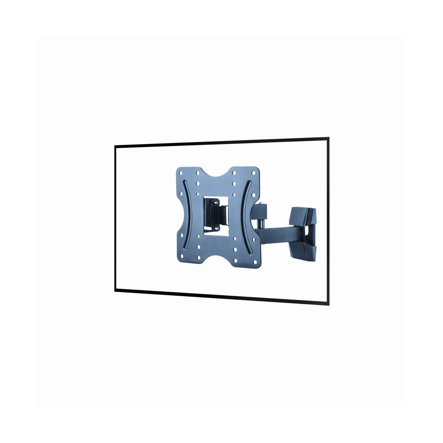 Gembird | Wall mount | WM-42ST-01 | Tilt, Swivel | 23-42 " | Black