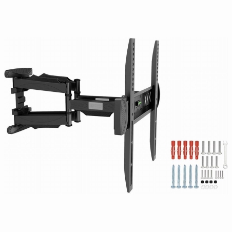 Gembird | Wall mount | WM-58ST-01 | Tilt, swivel, rotate | 32-58 " | Maximum weight (capacity) 36.4 kg | Black