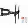 Gembird | Wall mount | WM-58ST-01 | Tilt, swivel, rotate | 32-58 " | Maximum weight (capacity) 36.4 kg | Black
