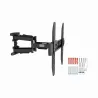 Gembird | Wall mount | WM-58ST-01 | Tilt, swivel, rotate | 32-58 " | Maximum weight (capacity) 36.4 kg | Black